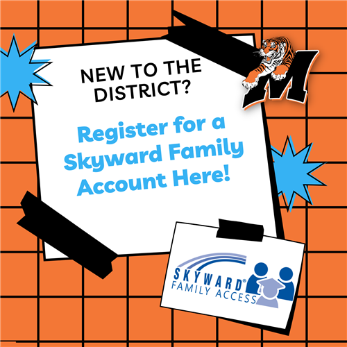 New to the district register for a skyward family account picture link 